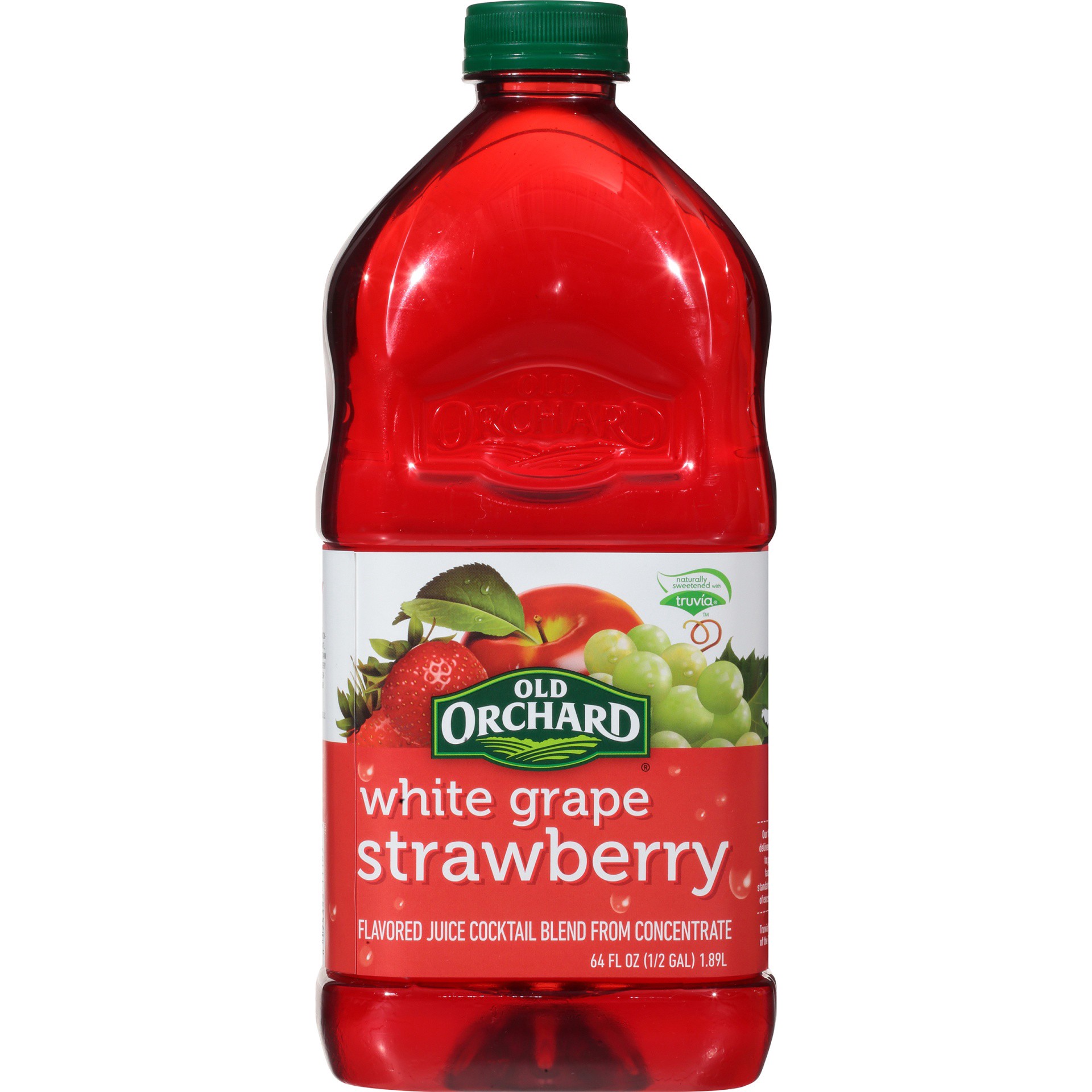 slide 6 of 15, Old Orchard White Grape Strawberry Juice Cocktail - 64 fl oz, 64 fl oz