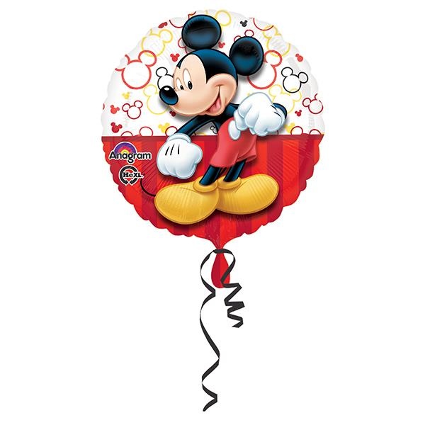 slide 1 of 1, Anagram Mickey Mouse Balloon, 1 ct