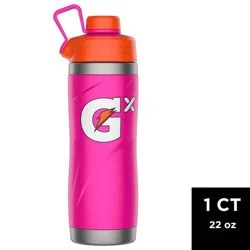 Gatorade 22oz Stainless Steel Twist Cap Water Bottle - Pink
