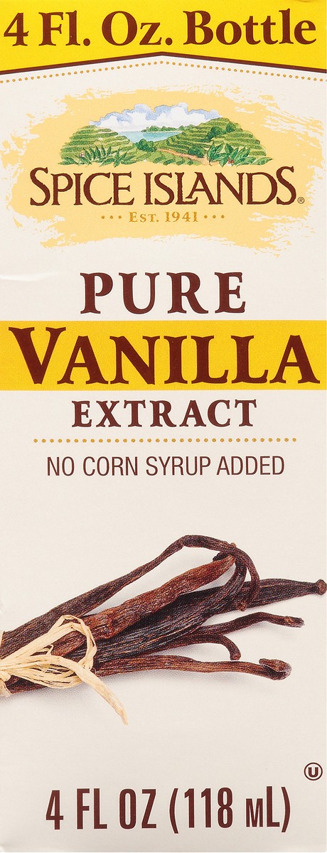 slide 2 of 7, Spice Islands Pure Vanilla Extract 4 fl. oz. Box, 4 fl oz