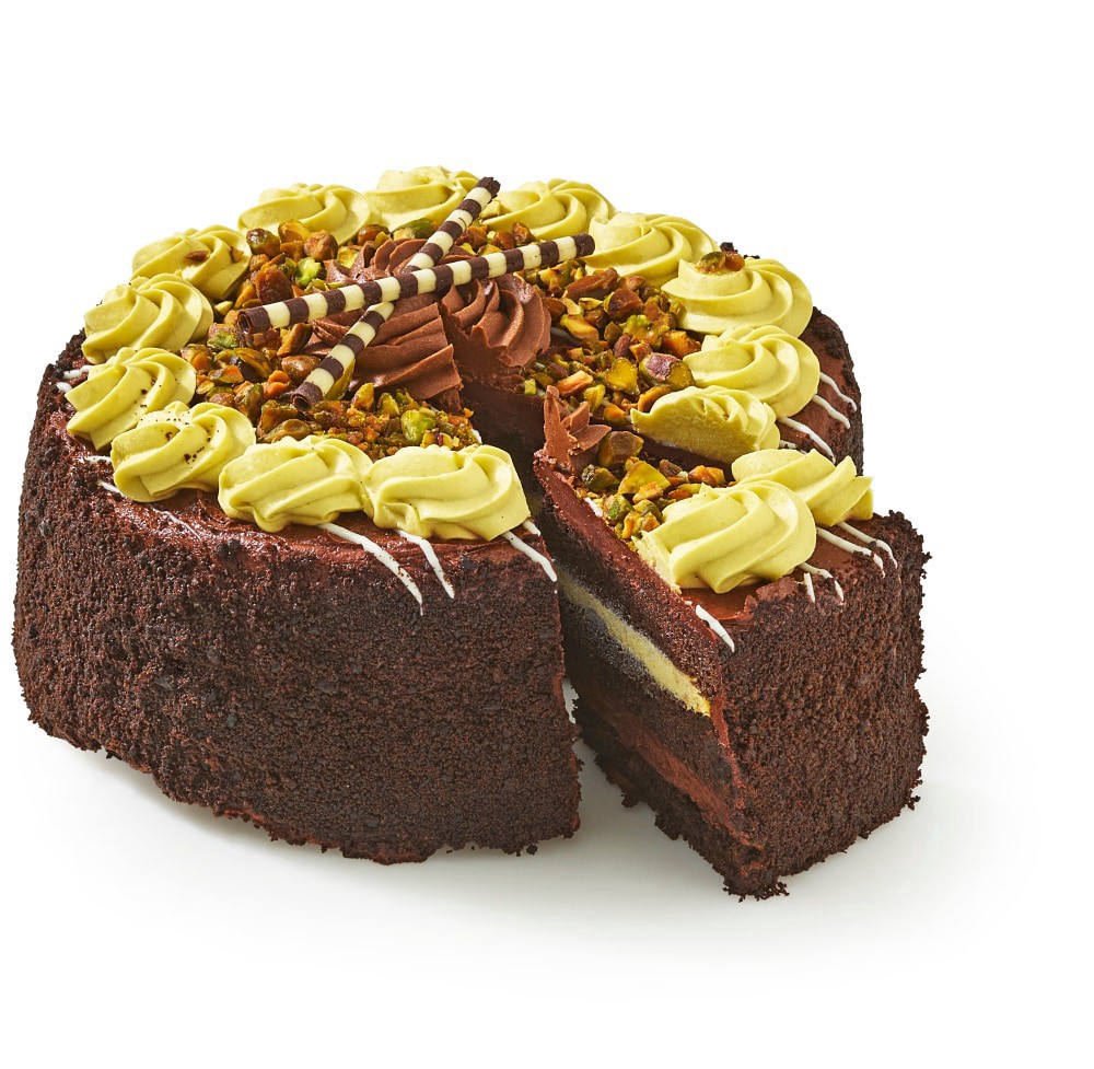 slide 1 of 2, Dubai Chocolate Style Cake, 66.18 oz