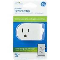 slide 9 of 13, GE Grounded Power Switch, 1 ct