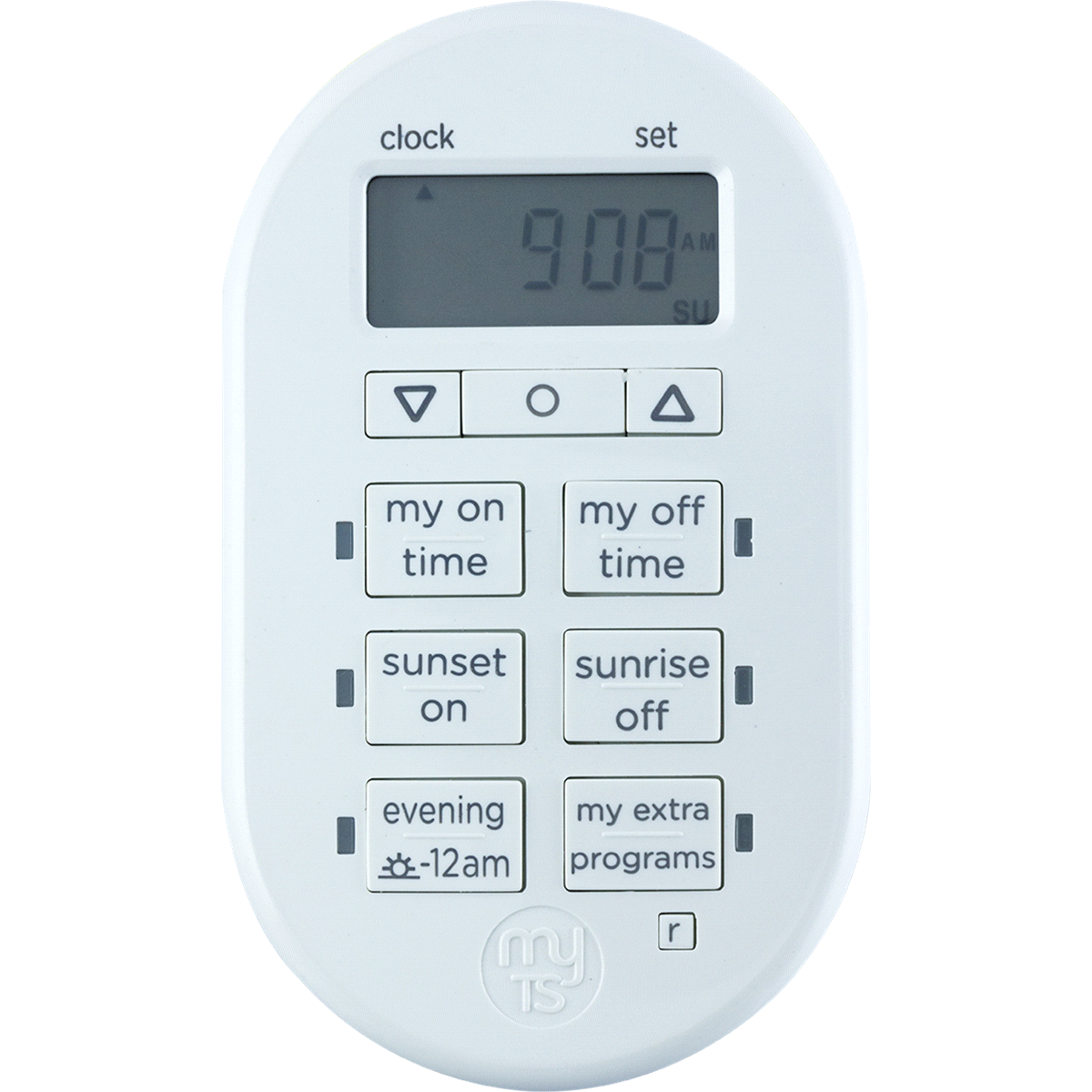 slide 5 of 5, myTouchSmart Indoor Plug-In Digital Timer, SunSmart, Simple Setup, 1 ct