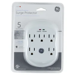 GE 6 Protected Outlets Surge Protector 1 Each