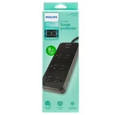 Philips 6-Outlet 8 ft Cord Surge Protector 1 ea