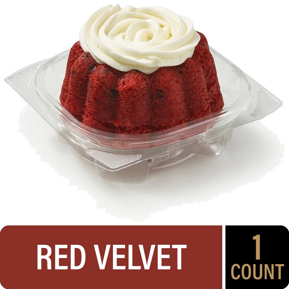slide 1 of 4, Private Selection® Red Velvet Mini Bundt Cake, 1 ct / 5.1 oz