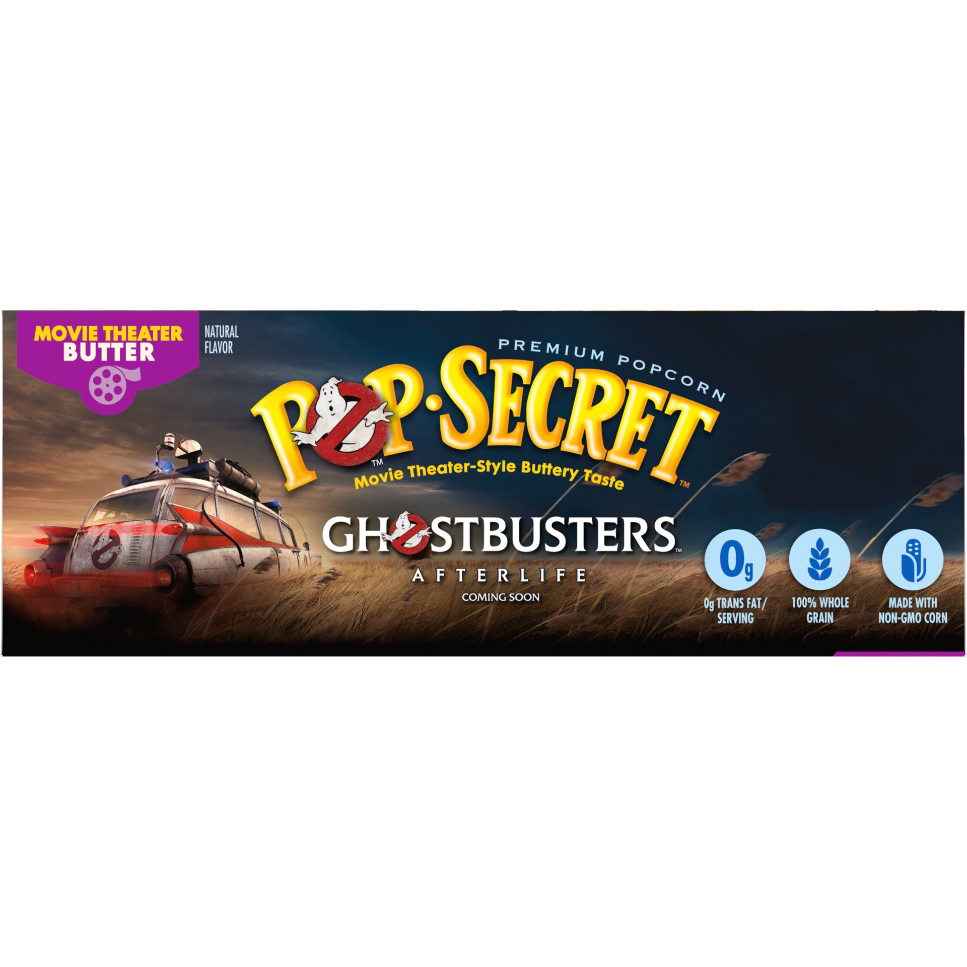 slide 3 of 6, Pop-Secret Popcorn, Movie Theater Butter Microwave Popcorn, 3.2 Oz Sharing Bags, 6 Ct, 19.2 oz