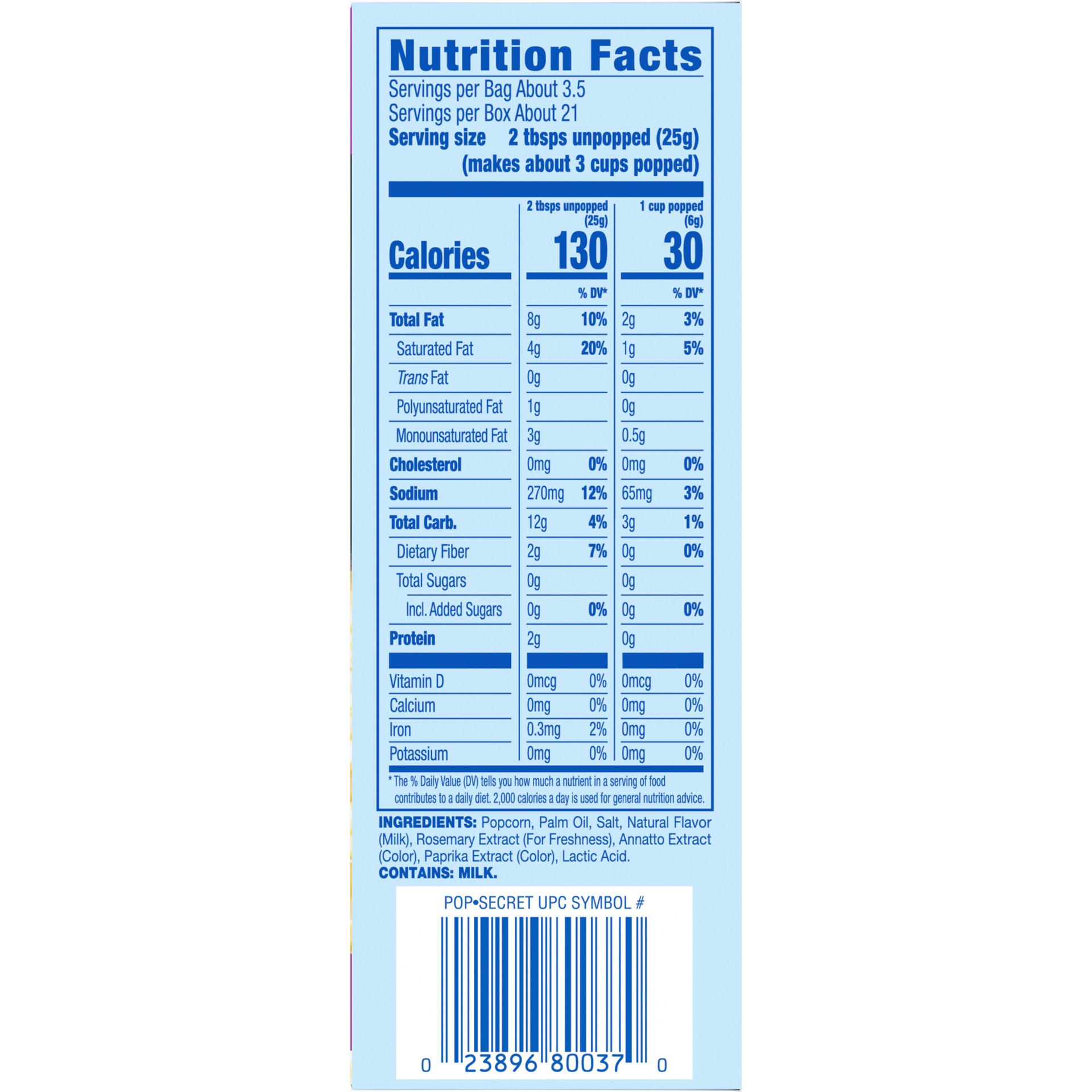 slide 4 of 6, Pop-Secret Popcorn, Movie Theater Butter Microwave Popcorn, 3.2 Oz Sharing Bags, 6 Ct, 19.2 oz