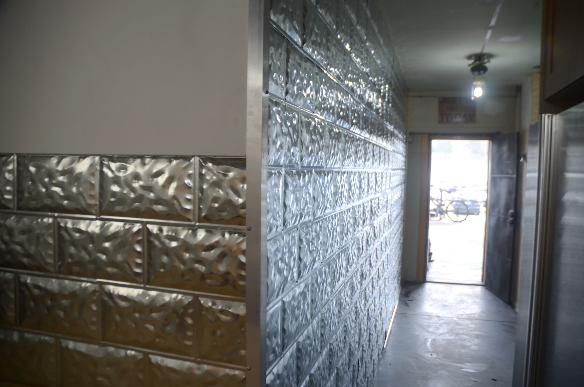 slide 6 of 6, 28-in x 5-ft Metal Skirting Panels, 1 ct