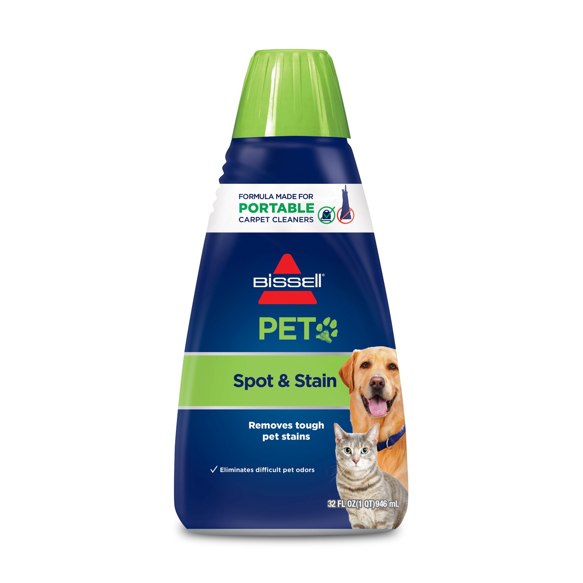 slide 1 of 6, BISSELL PET Spot and Stain-Portable Machine Use 32 -fl oz Concentrated Steam Cleaner Chemical Solution, 1 ct