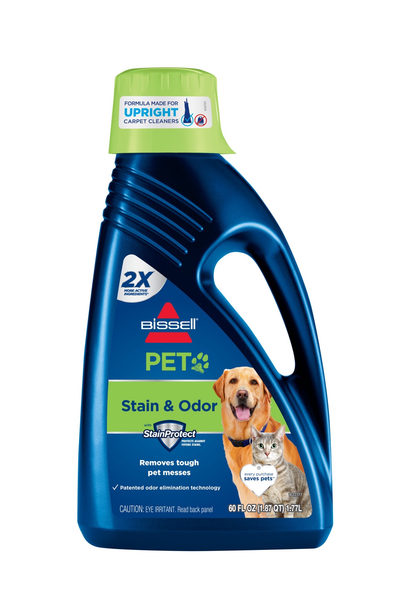 slide 1 of 6, BISSELL Pet Stain and Odor-Upright Machine Use 60 -fl oz Concentrated Steam Cleaner Chemical Solution, 1 ct