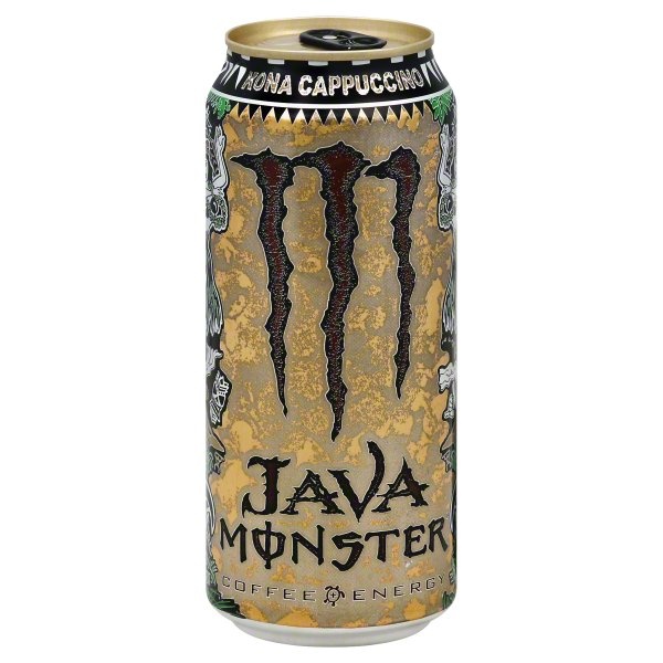 slide 1 of 4, Monster Energy Java Cappuccino Coffee Energy Drink - 15 fl oz, 15 fl oz