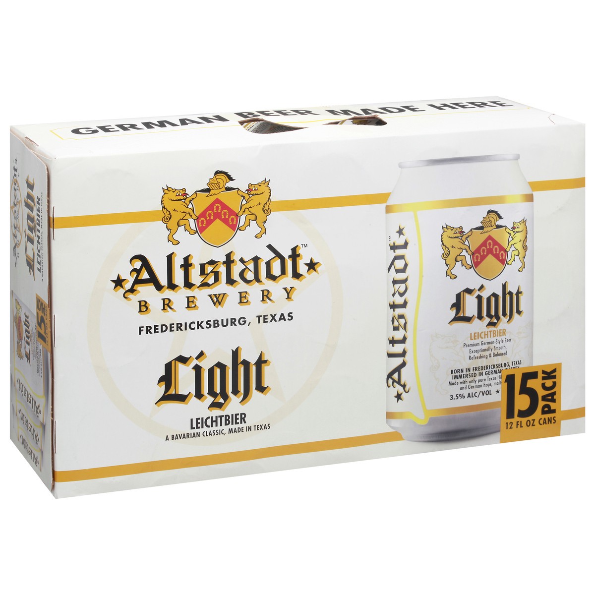 slide 11 of 11, Altstadt Brewery Light German-Style Leichtbier Premium Beer 6-12 fl oz Cans, 6 ct; 12 oz