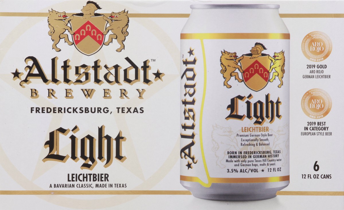 slide 10 of 11, Altstadt Brewery Light German-Style Leichtbier Premium Beer 6-12 fl oz Cans, 6 ct; 12 oz