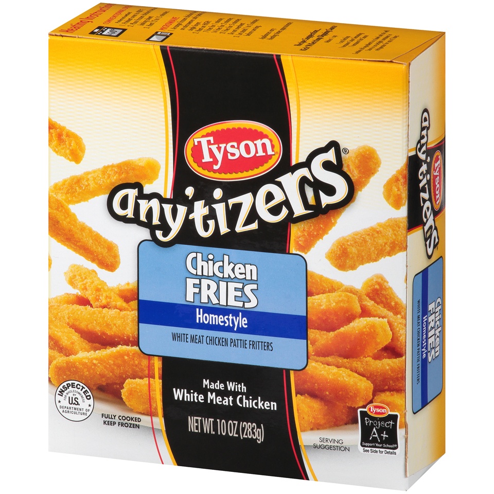 Tyson Any'tizers Homestyle Chicken Fries 10 oz | Shipt