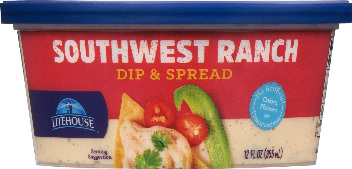 slide 5 of 7, Litehouse Southwest Ranch Jal Dip, 12 oz