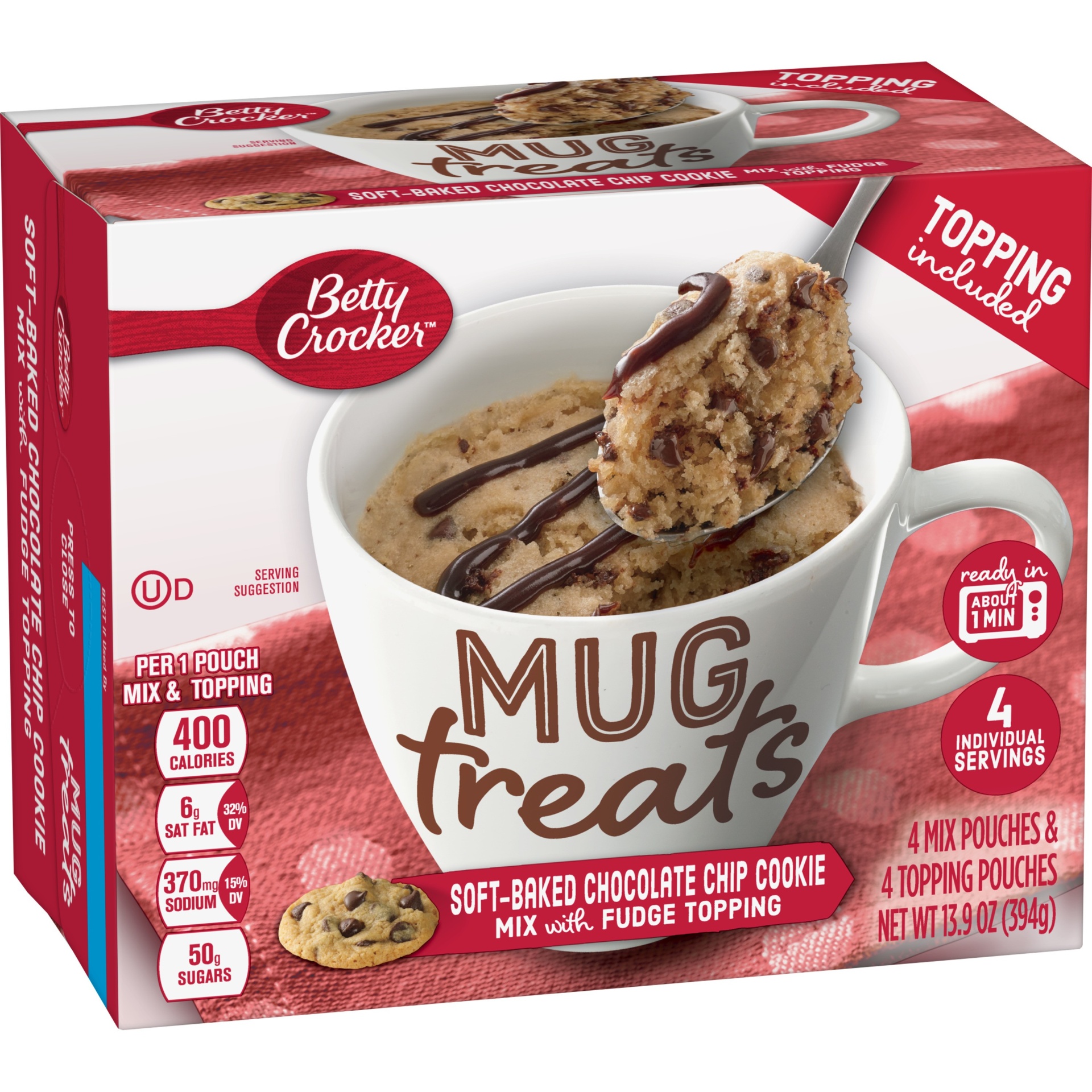 slide 1 of 1, Betty Crocker Soft Baked Chocolate Chip Cookie Mix Pouches, 4 ct