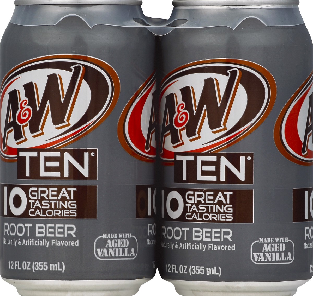 slide 3 of 4, A&W Ten Root Beer, 12 fl oz