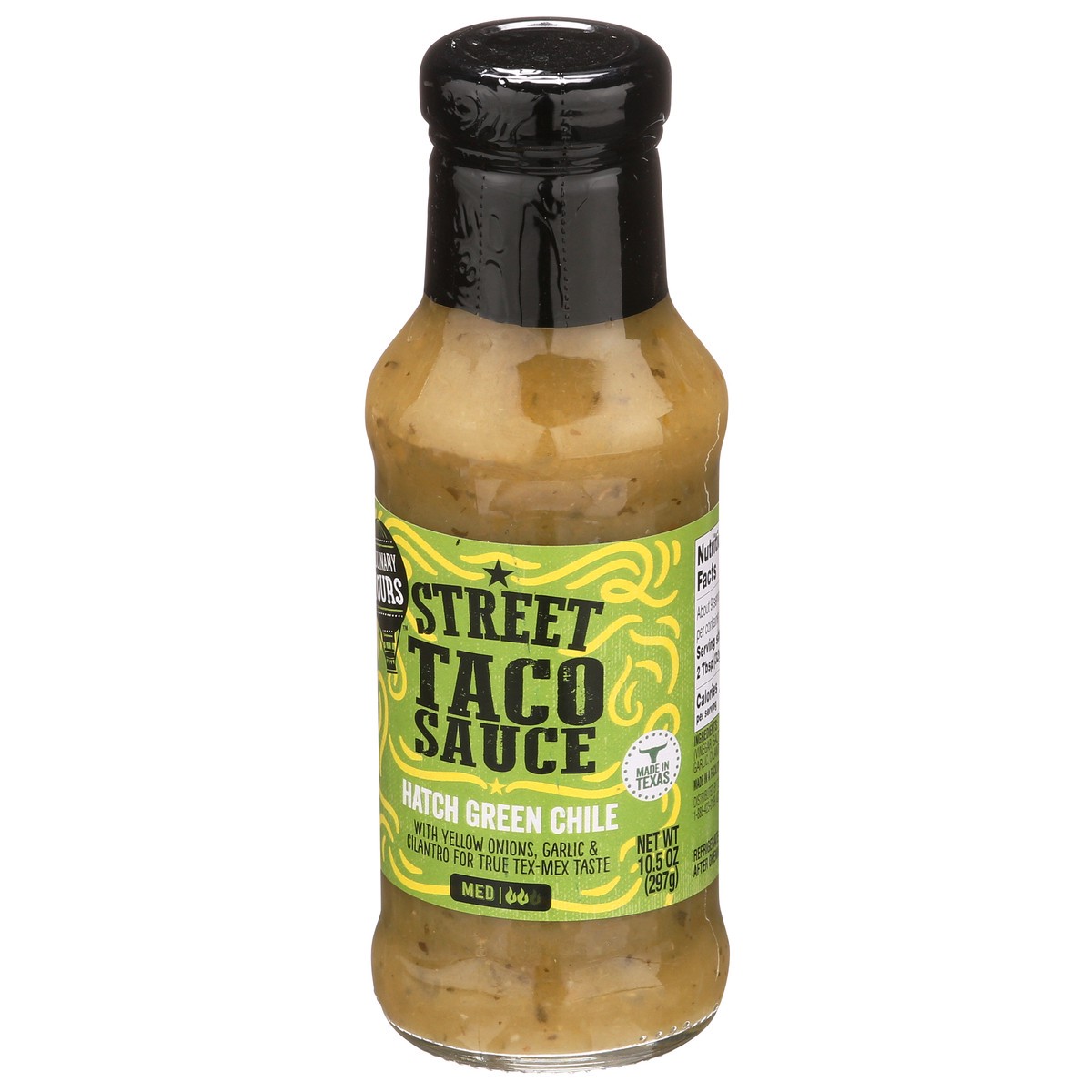 slide 3 of 9, Culinary Tours Street Taco Sauce Medium Hatch Green Chile, 10.5 oz