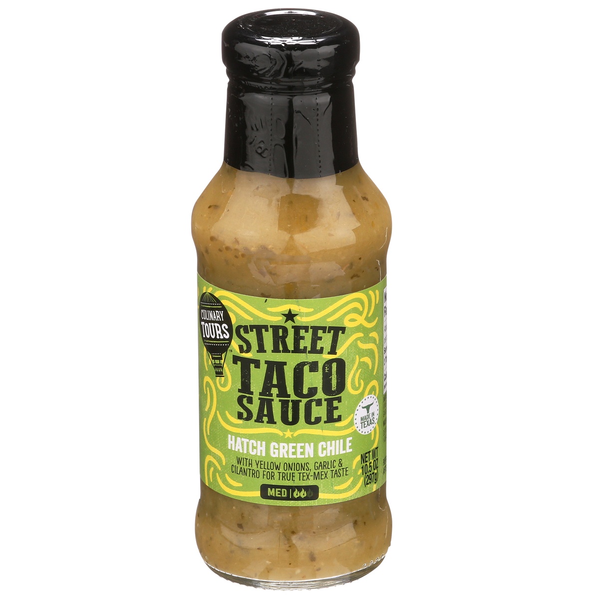 slide 1 of 9, Culinary Tours Street Taco Sauce Medium Hatch Green Chile, 10.5 oz