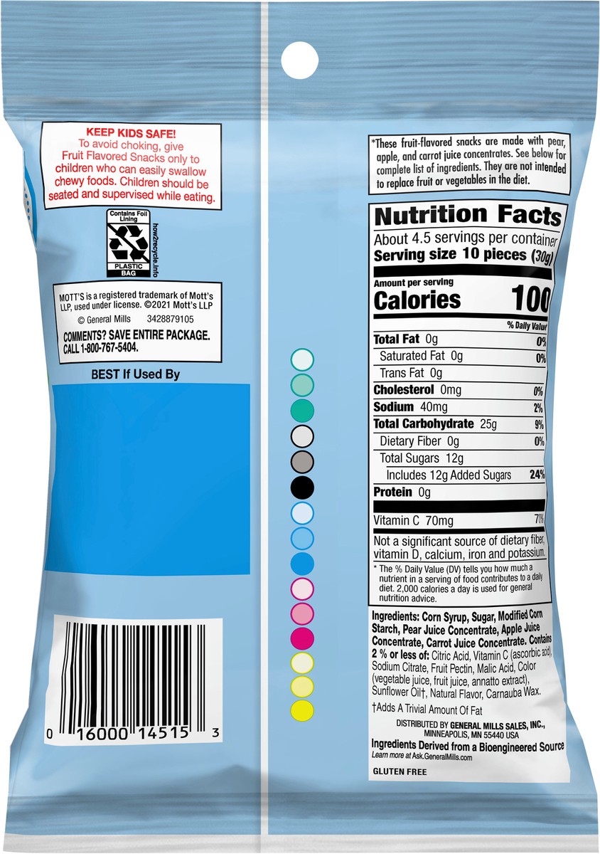 slide 4 of 13, Mott's Assorted Fruit  Flavored Snacks, 5 oz