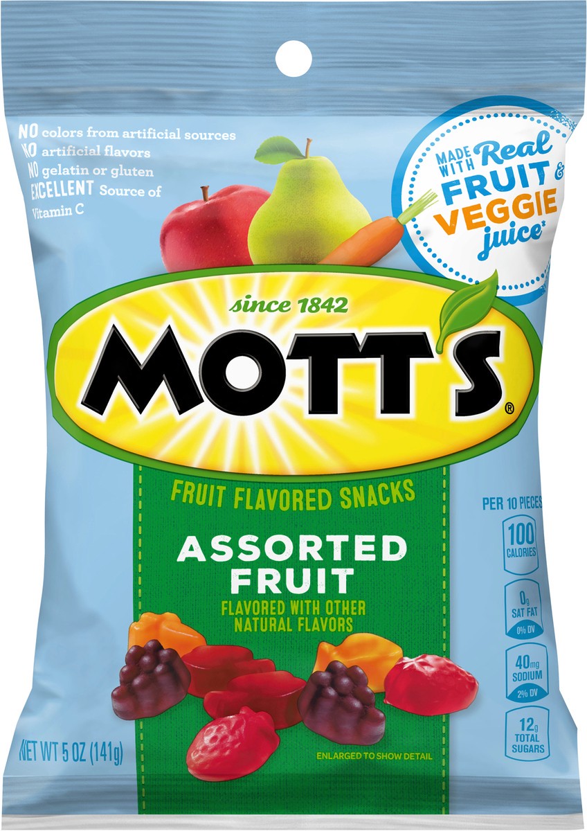 slide 10 of 13, Mott's Assorted Fruit  Flavored Snacks, 5 oz