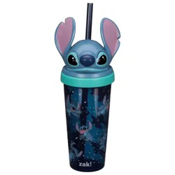 Zak! Designs Everyday Smiles 18 oz Leak-Proof Disney Lilo-Stitch PP Super Sipper Tumbler 1 Each