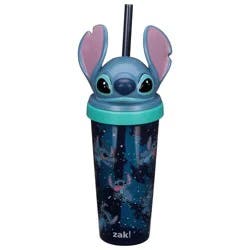 Zak! Designs Everyday Smiles 18 oz Leak-Proof Disney Lilo-Stitch PP Super Sipper Tumbler 1 Each