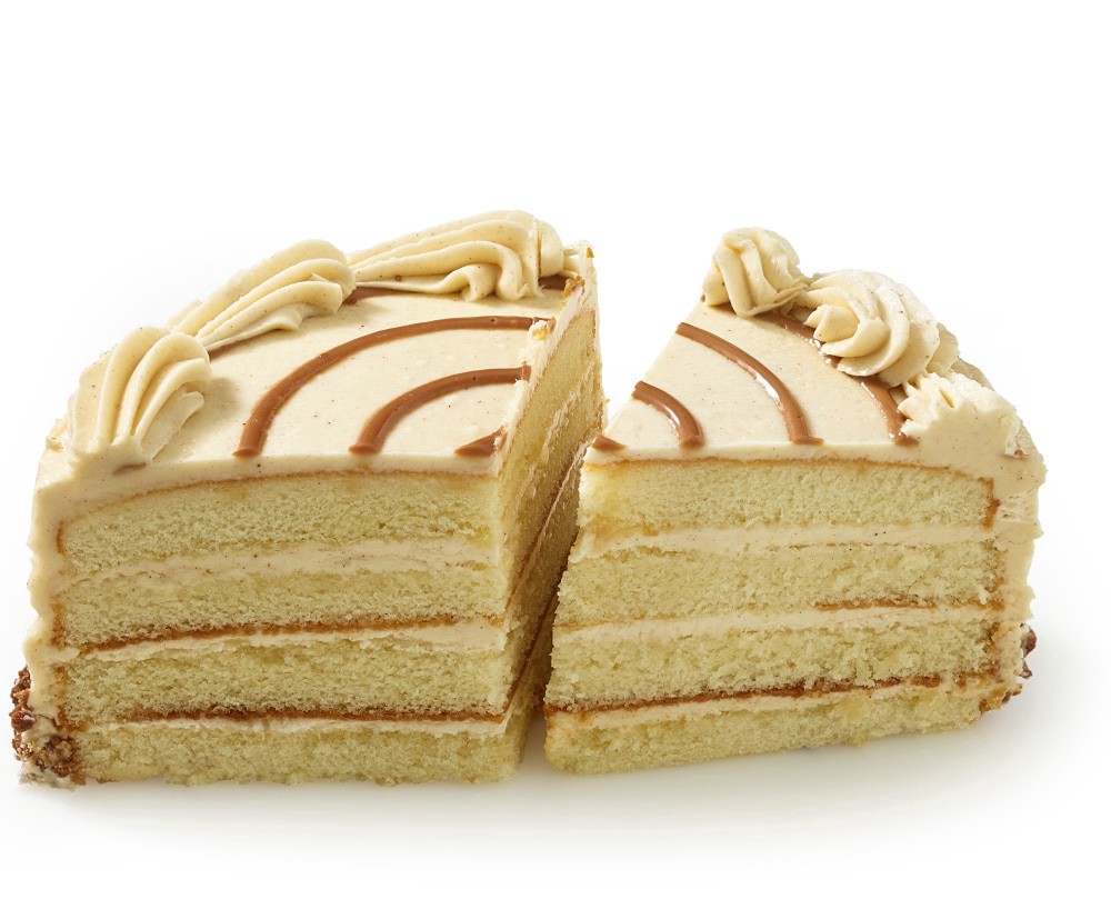 slide 2 of 2, Private Selection 4 Layer Cinnamon Roll Half Cake, 29.5 oz