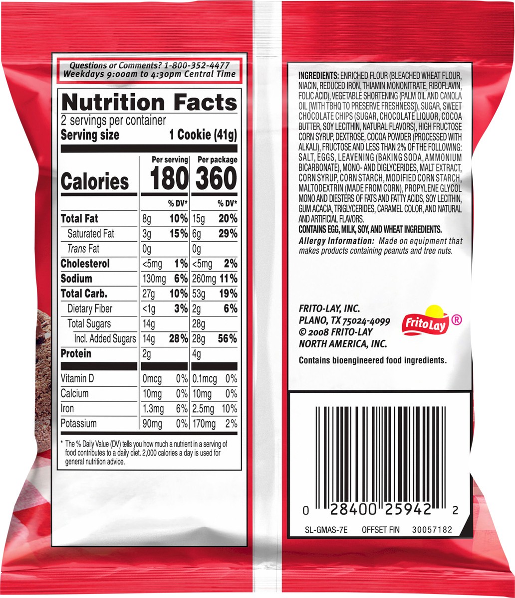 slide 3 of 3, Grandma's Cookies Chocolate Brownie Naturally & Artificially Flavored 2 7/8 Oz, 2.88 oz