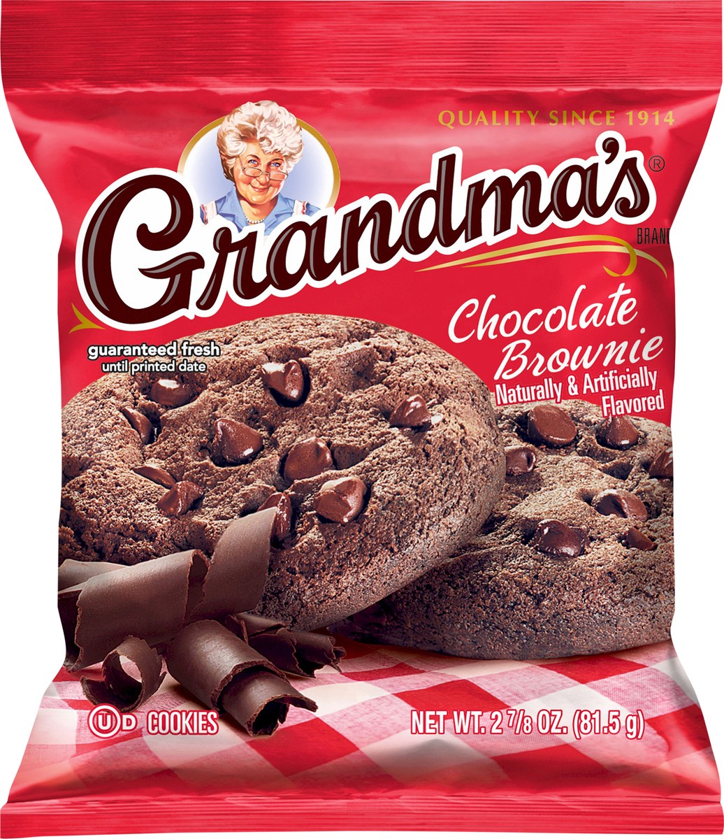 slide 2 of 3, Grandma's Cookies Chocolate Brownie Naturally & Artificially Flavored 2 7/8 Oz, 2.88 oz