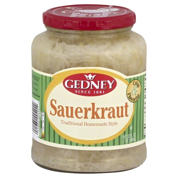 slide 1 of 1, Gedney Sauerkraut, 32 oz
