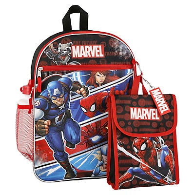 slide 1 of 1, Marvel Avengers Infinity War Backpack Set, 5 ct