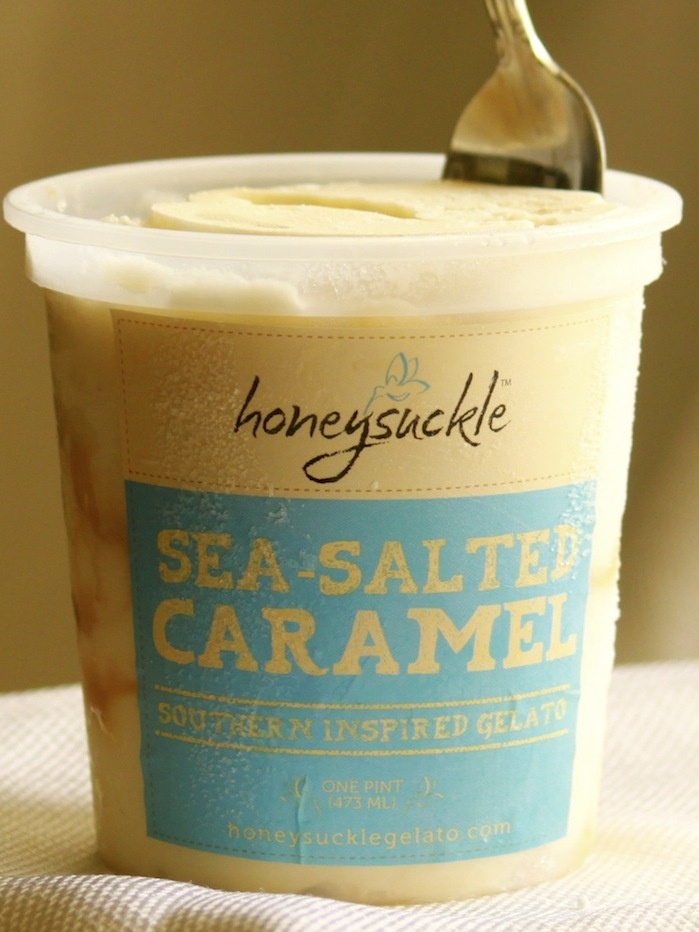 slide 1 of 1, Honeysuckle Gelato Gelato Sea-Salted Caramel, 16 oz