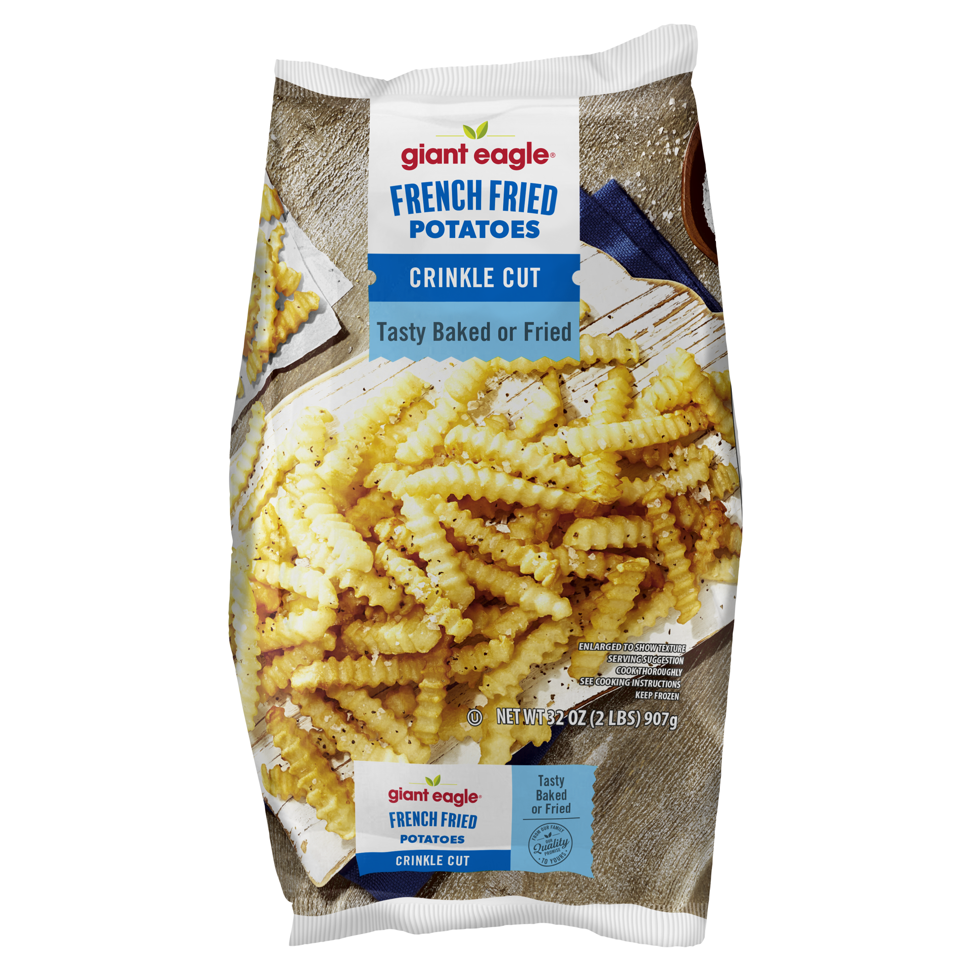 slide 1 of 1, Ge Crinkle Cut Potato, 32 oz