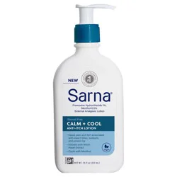 Sarna Calm + Cool Anti-Itch Lotion, Steroid-Free, 7.5oz