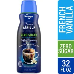 Kroger Zero Sugar French Vanilla Coffee Creamer