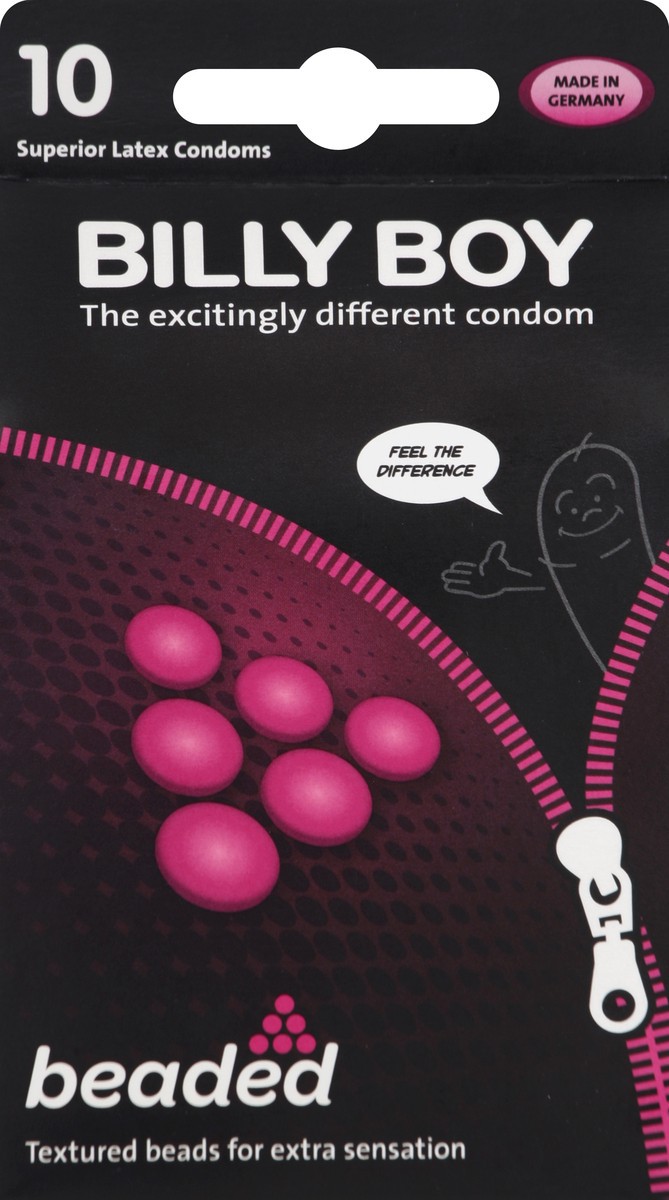 slide 1 of 7, Billy Boy Condoms 10 ea, 1 ct