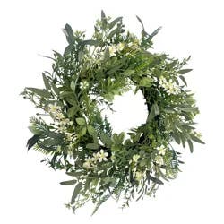 Holiday Home 20in Greenery Wreath
