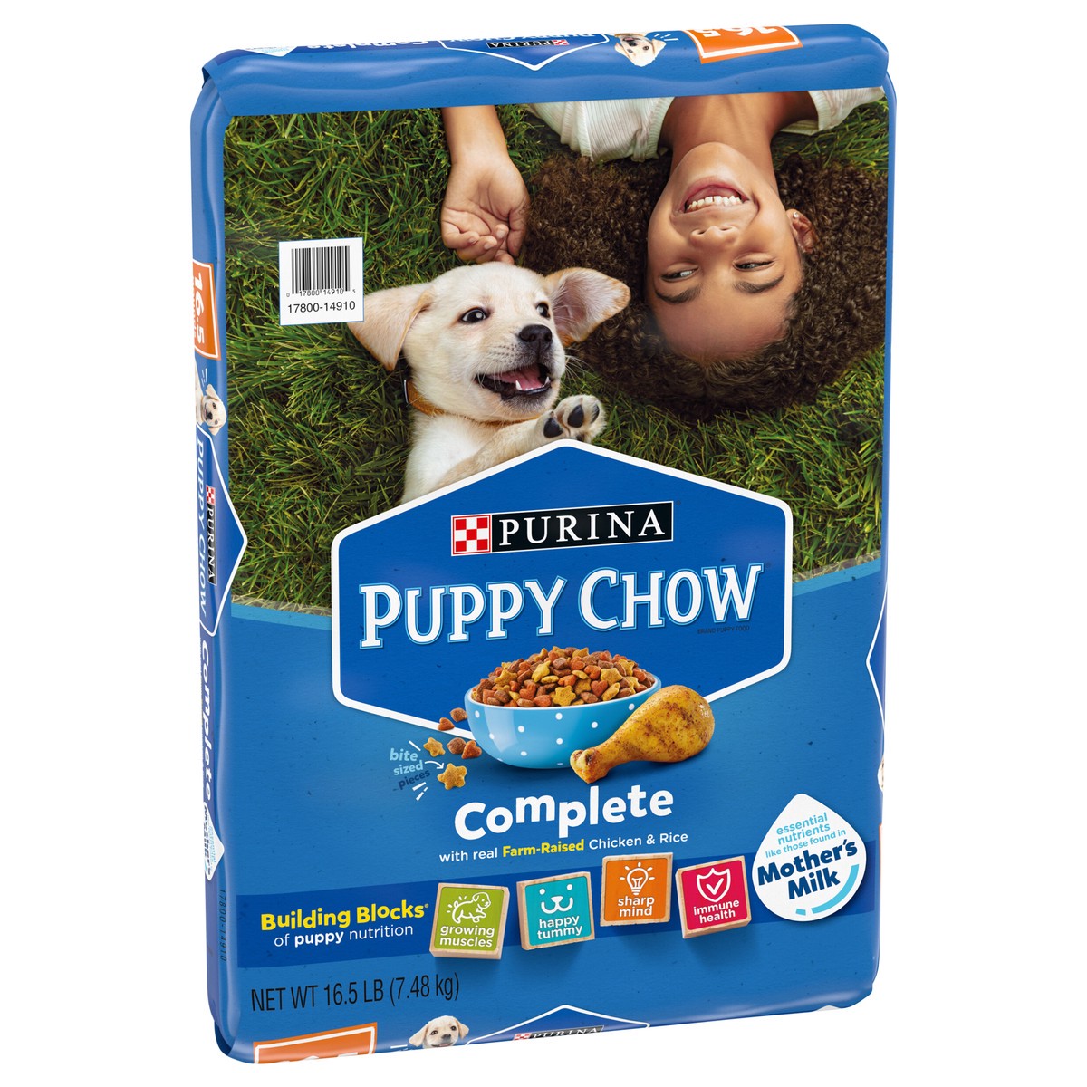 slide 5 of 9, Purina Puppy Chow High Protein Dry Puppy Food, Complete With Real Chicken, 16.5 lb