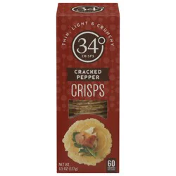 34 Degrees Cracked Pepper Crisps 4.5 oz