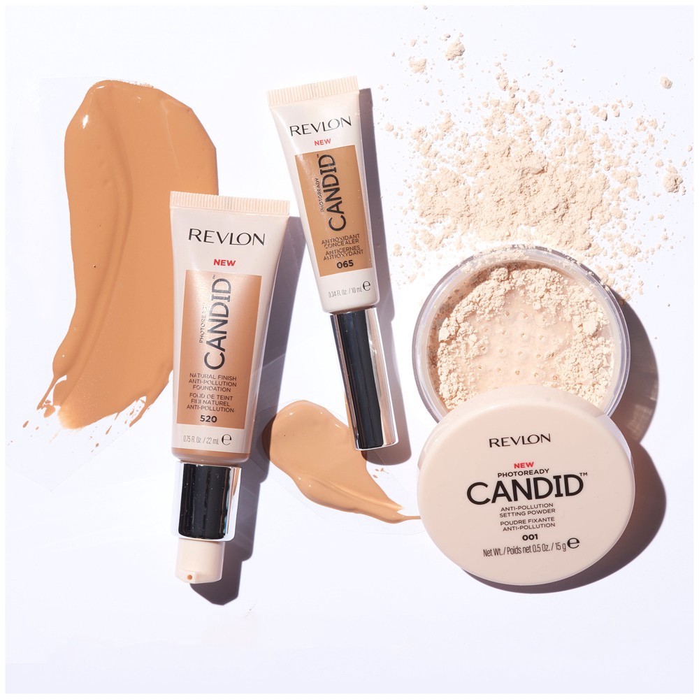 slide 3 of 5, Revlon PhotoReady Candid Natural Finish Anti-Pollution Foundation - 310 Butterscotch, 0.75 fl oz