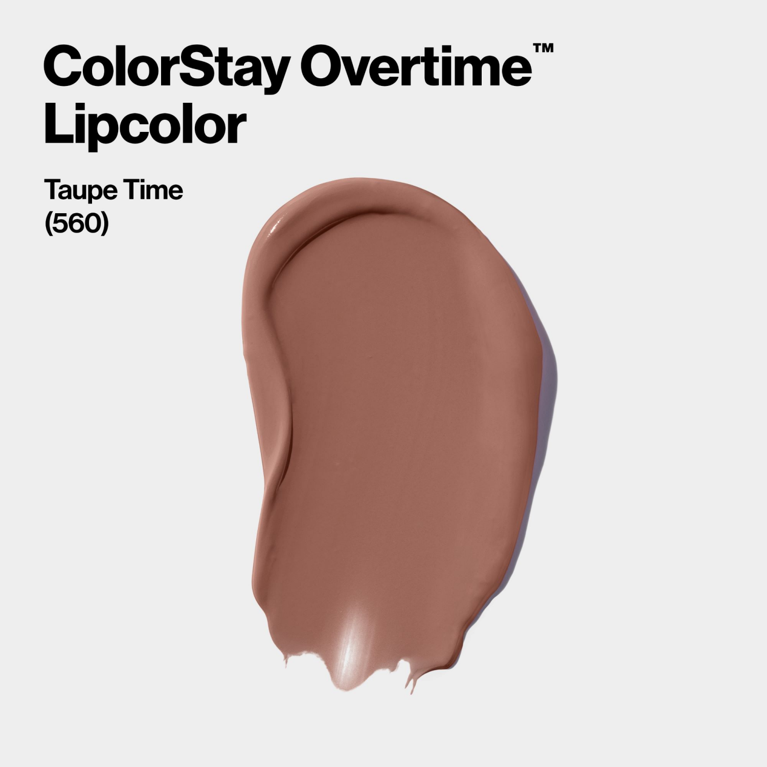 slide 2 of 5, Revlon ColorStay Overtime Lipcolor Taupe Time, 0.13 fl oz