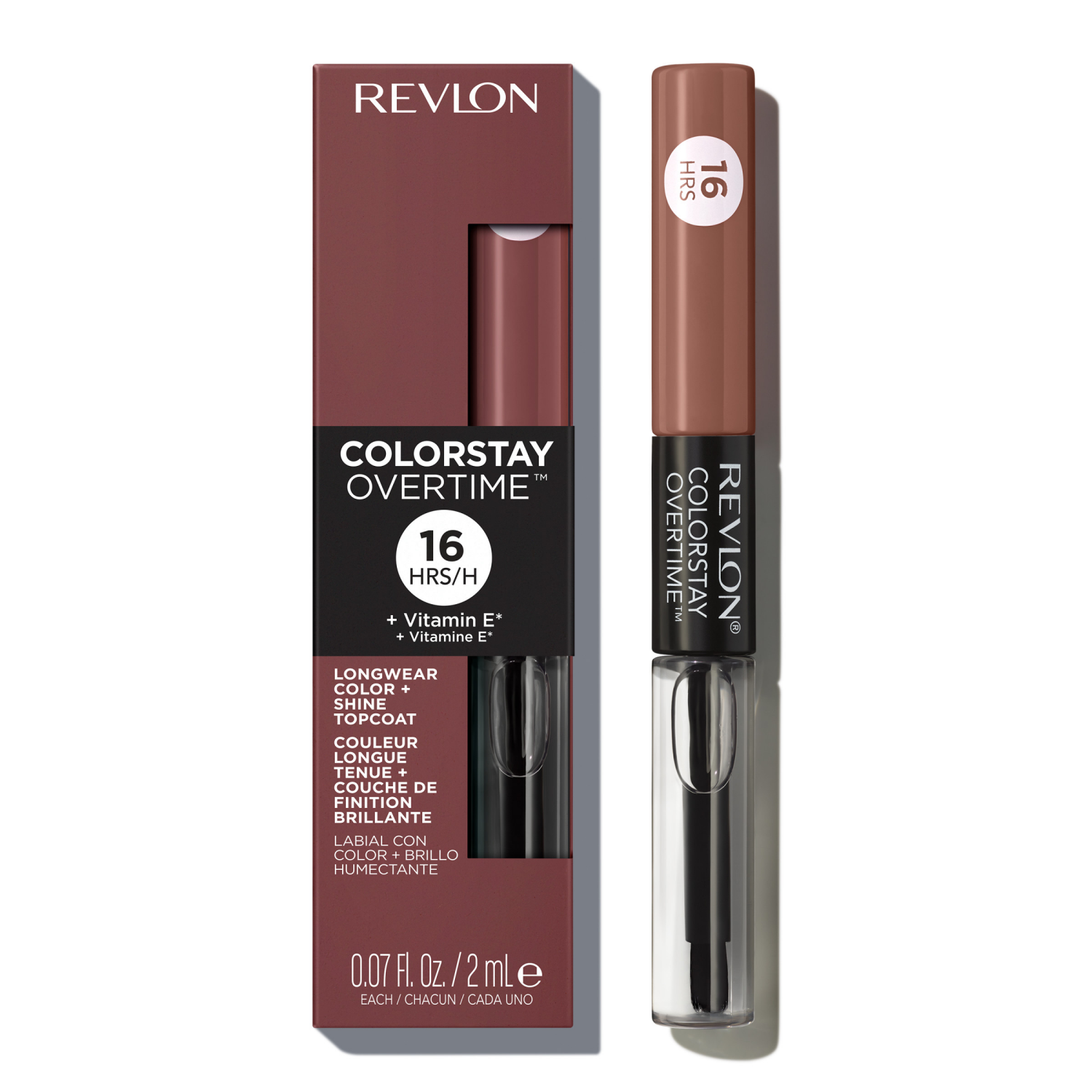 slide 1 of 5, Revlon ColorStay Overtime Lipcolor Taupe Time, 0.13 fl oz