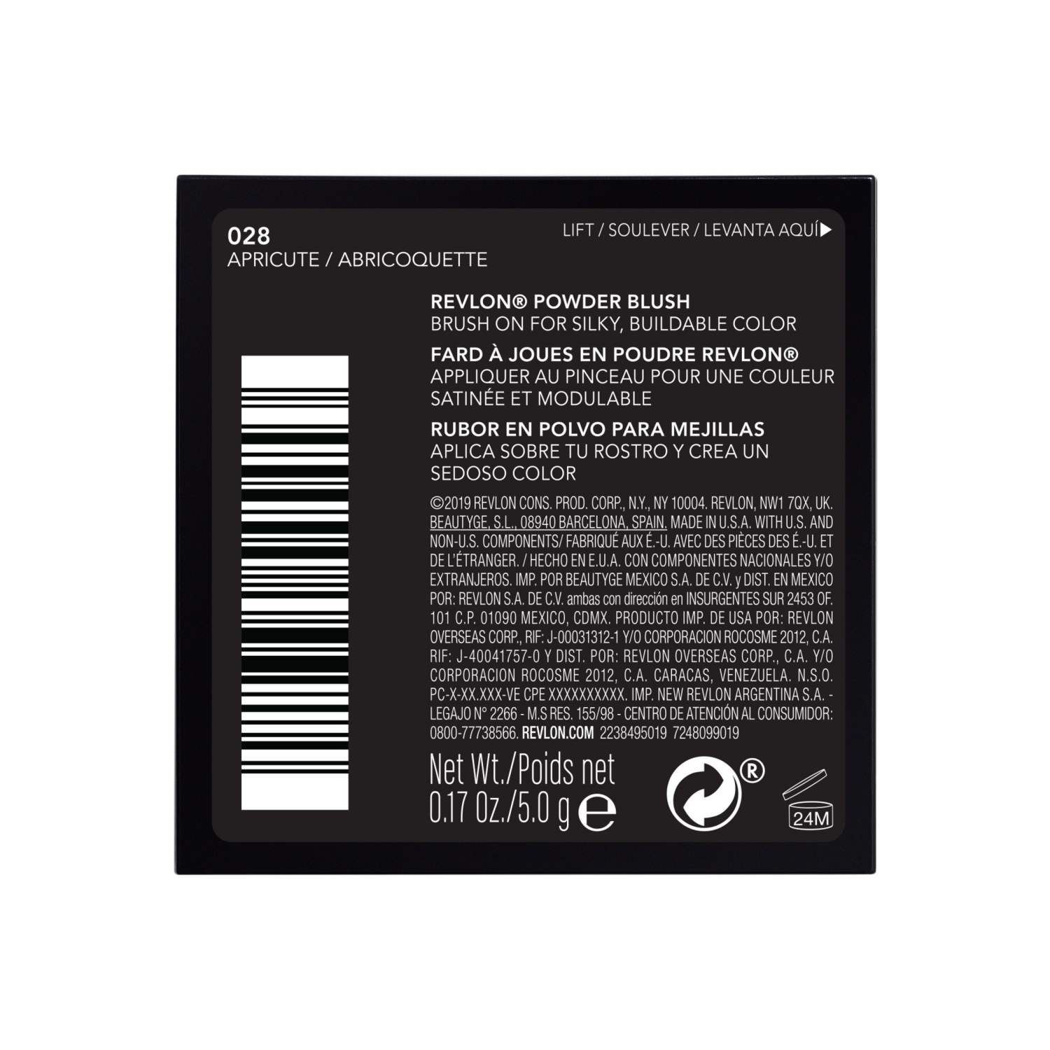 slide 2 of 8, Revlon Powder Blush Apricute, 0.17 oz