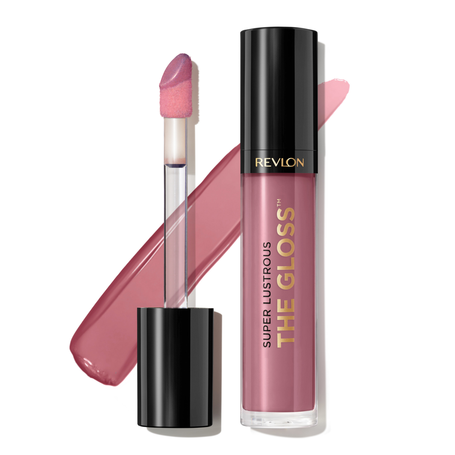 slide 1 of 5, Revlon Lip Gloss, Super Lustrous, Taupe Luster 306, 0.13 oz