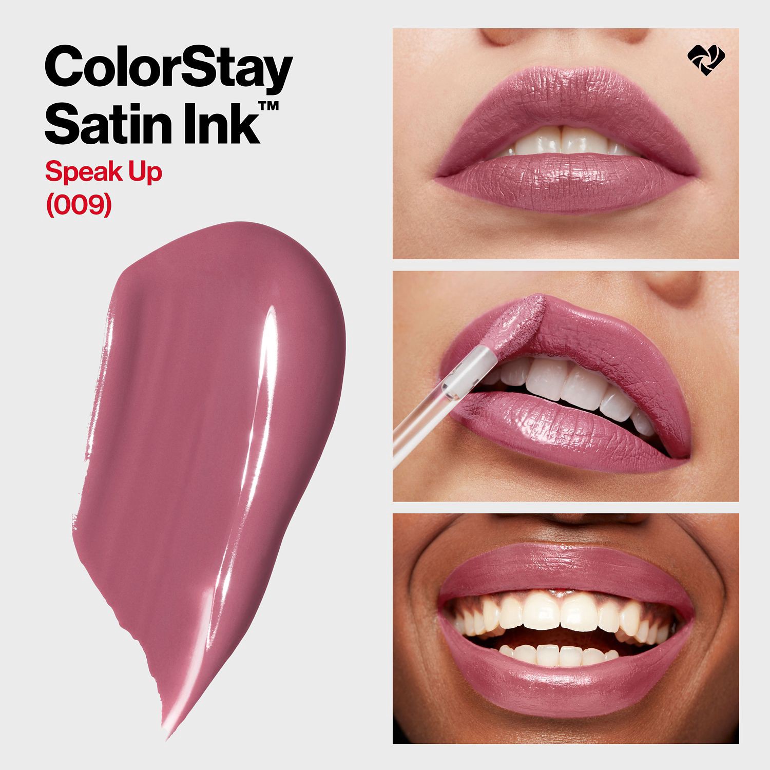 slide 3 of 8, Revlon ColorStay Satin Ink Liquid Lipstick, Speak Up, 0.17 fl oz