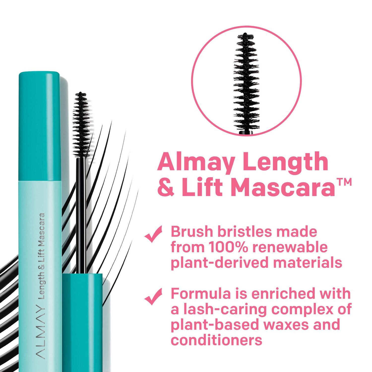 slide 5 of 6, Almay Black 040 Waterproof Length & Lift Mascara 0.24 oz, 0.24 oz