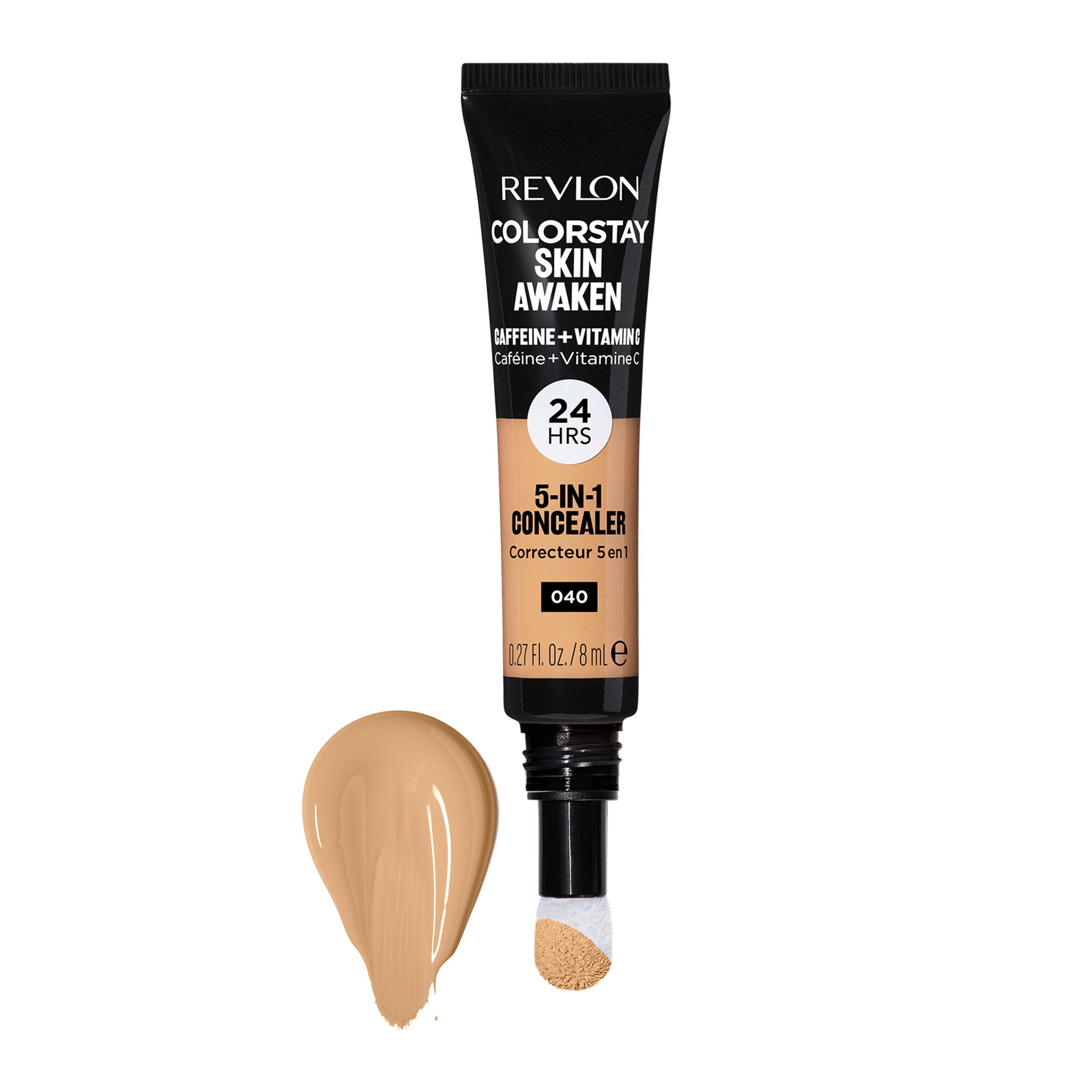 slide 3 of 5, Revlon ColorStay Skin Awaken Medium 040 5-in-1 Concealer 0.27 fl oz, 0.27 fl oz