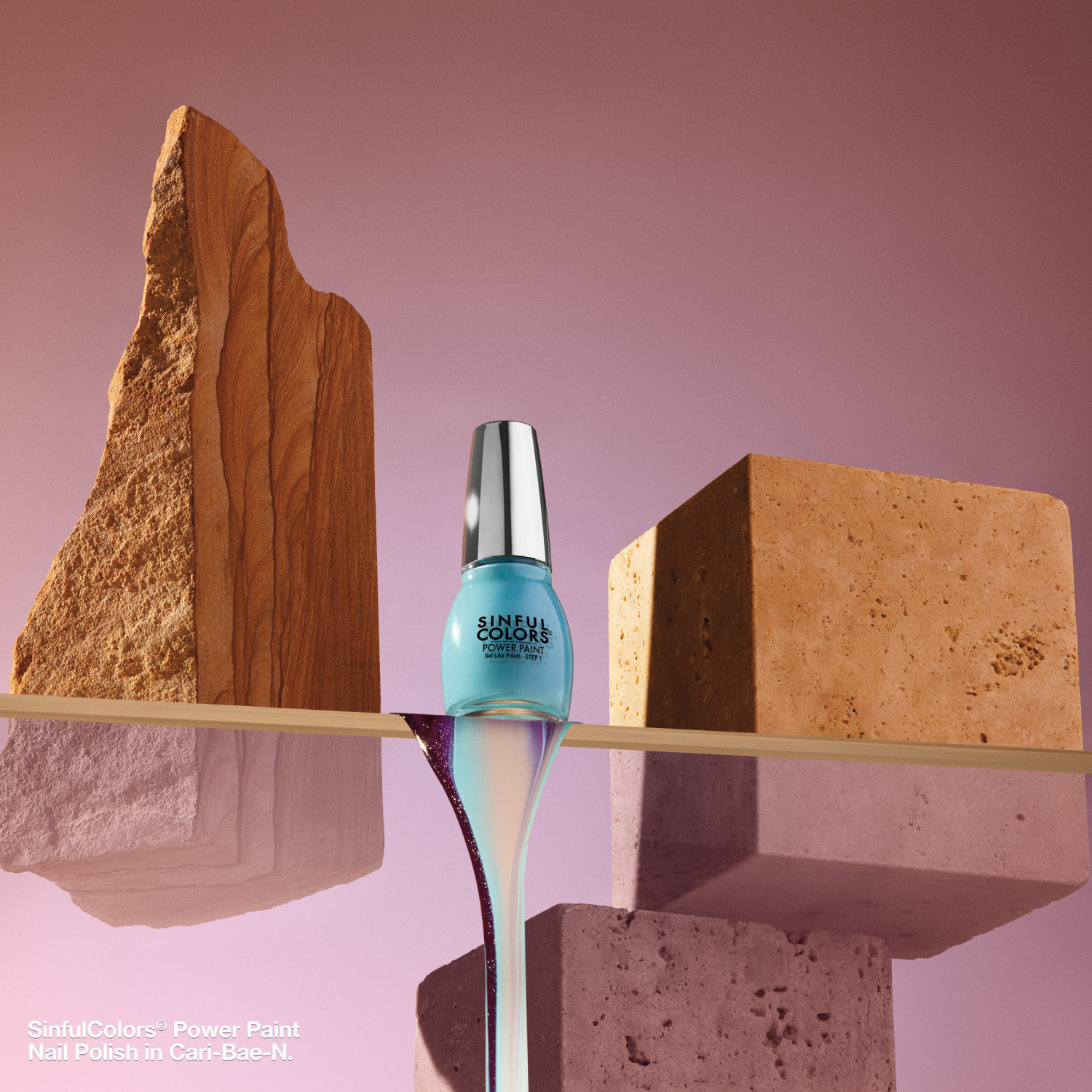 slide 6 of 8, Sinful Colors Power Paint Caribaen 2648 Nail Polish 0.5 fl oz, 0.5 fl oz